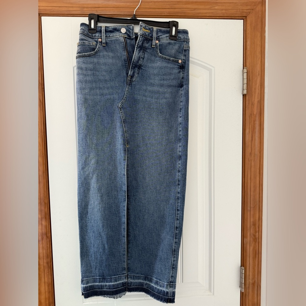 Express Blue Denim Maxi Skirt Sz 0